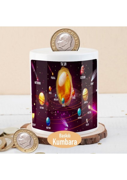 Galaksi ve Gezegenler Gök Bilimleri Para Birikim KUMBARASI-293