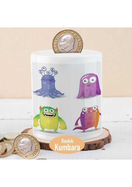 Renkli Sevimli Monsters Para Birikim KUMBARASI-2147777567