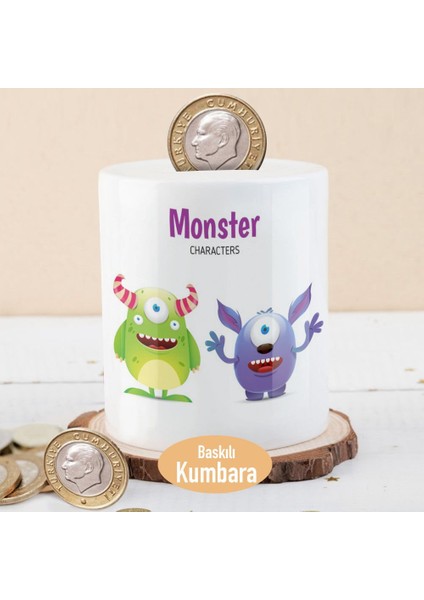 Rengarenk Minik Mutlu Canavarlar Para Birikim KUMBARASI-214777