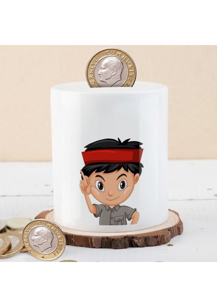 Karateci Küçük Çocuk Para Birikim KUMBARASI-1308-10397