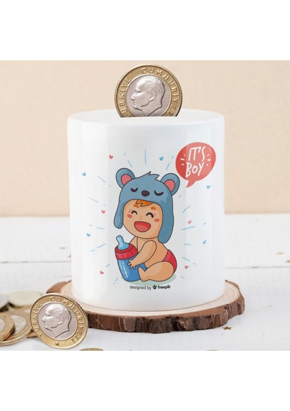 Gülümseyen Sevimli Bebek Para Birikim KUMBARASI-2147942717