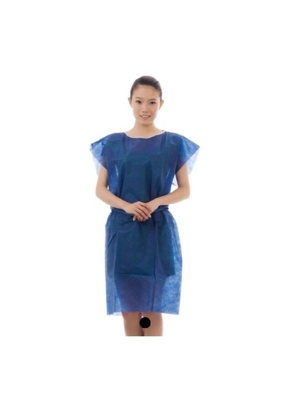 Sıfır Kol Hasta Önlüğü (10 Adet) Tek Kullanımlık