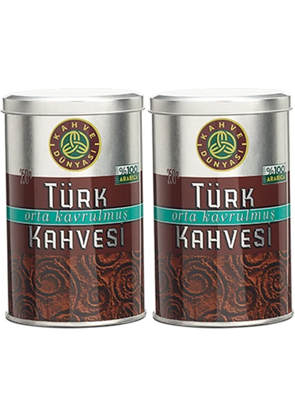 Kahve Dünyası Orta Kavrulmuş Türk Kahvesi 250 gr 2'li