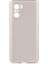 Xiaomi Redmi K40 Kılıf Mat Renkli Esnek Silikon Gold Renk Prm 1