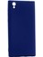 Sony Xperia L1 Kılıf Mat Renkli Esnek Silikon Lacivert Renk Prm 1