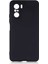Xiaomi Poco F3 Kılıf Mat Renkli Esnek Silikon Siyah Renk Prm 1