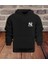 Kapüşonlu 4 Iplik Kalın Tam Kışlık Oversize Kanguru Cep Kadın Hoodie- 1