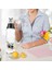 Sevimli Panda Tasarımlı Cam Suluk Sızdırmaz 1000 ml 5