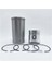 Kit (Piston-(35 Pin) + Segman Seti + Motor Gömleği - Hava Soğutmalı - Çap: 100.00 mm): Mwm / D 227-2 / D 227-3 / D 227-4 / D 227-6 1