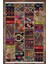 Renkli Patchwork Anadolu Desenli Yıkanabilir Kaymaz Salon Halısı Dekoratif Kilim ARM-1085 2