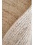 Kahve Oval Örme Dekoratif Jüt Kilim Hasır Halı JUT-4063 3