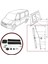 Bross Otomotiv BDP573 VW T5 Caravelle İçin Yan Sürgülü Cam Tamir Seti 7H0847781B 2