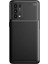 Oppo Reno 5 Pro 5g Maxy Serisi Carbon Fiber Silikon Kılıf - Siyah 1
