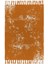 Otantik Vintage Desenli Çift Taraflı Yıkanabilir Saçaklı Uşak Dokuma Kilim BABIL-8001 2