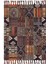 Etnik Otantik Vintage Desenli Yıkanabilir Saçaklı Uşak Dokuma Kilim PETRA-9031 1