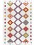 Etnik Otantik Vintage Desenli Yıkanabilir Saçaklı Uşak Dokuma Kilim PETRA-9048 1