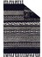 Otantik Vintage Desenli Çift Taraflı Yıkanabilir Saçaklı Uşak Dokuma Kilim BABIL-8023 1