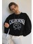 Mad Girls Siyah Sweatshirt MG1112 1