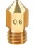 Sanec 3D Yazıcı Mk8 Extruder Nozzle 0.6mm 1.75MM 2