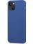 Matte Silicone Apple iPhone 13 Mini Kılıf Lacivert 2