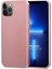 Matte Silicone Apple iPhone 13 Pro Kılıf Rose Gold 1