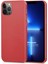 Matte Silicone Apple iPhone 13 Pro Kılıf Kırmızı 1
