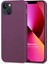 Matte Silicone Apple iPhone 13 Kılıf Mor 1