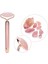 2 In 1 Güzellik Masaj Kalem Set Doğal Pink Jade (Yeşim) Taş, Pembe Çubuk 2