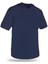 T-Shirt V Yaka Kısakol Pamuk Cepli Lacivert 1
