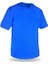 T-Shirt V Yaka Kısakol Pamuk Cepli Saks Mavi 1