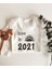 Born In 2021 Uzun Kol Çıtçıtlı Organik Bebek Body 1