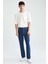 Diago Comfort Fit Yüksek Bel Boru Paça Jean Pantolon V4806AZ21AU 3