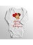 Unisex Bebek Beyaz Ablam Beni Seviyor Baskılı Bebek Zıbını 1