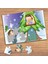Mutlu Çocuklar ve Ağaç Ev Çocuklara Özel Puzzle Yapboz TABLO-43712 1
