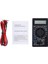 Siyah LCD Dijital Multimetre Ac / Dc 750/1000 V Dijital Mini Voltmetre İçin El Multimetre (Yurt Dışından) 1