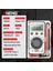 Beyaz Ac / Dc LCD Dijital Arka Işık Multimetre Manuel Voltmetre Ampermetre Ohm Test Cihazı Taşınabilir (Yurt Dışından) 5