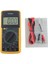 Turuncu DT9208A Dijital Multimetre LCD Ekran El Voltmetre Ampermetre Ohmmeter Kapasitans (Yurt Dışından) 1