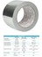 Alüminyum Folyo Bant Sızdırmazlık 48MM x 25 Metre Buhar Kesici Özellik Klima Tesisat Neme Dayanıklı Izolasyon Agmair Agm Havalandırma 5