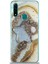 CaseWorld Oppo A31 Kapak Mermer Desenli Pop Socketli Silikon Kılıf - Gold 1