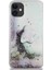 CaseWorld Apple iPhone 11 Kapak Mermer Desenli Pop Socketli Silikon Kılıf - Beyaz 1