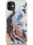 CaseWorld Apple iPhone 11 Kapak Mermer Desenli Pop Socketli Silikon Kılıf - Mor 1