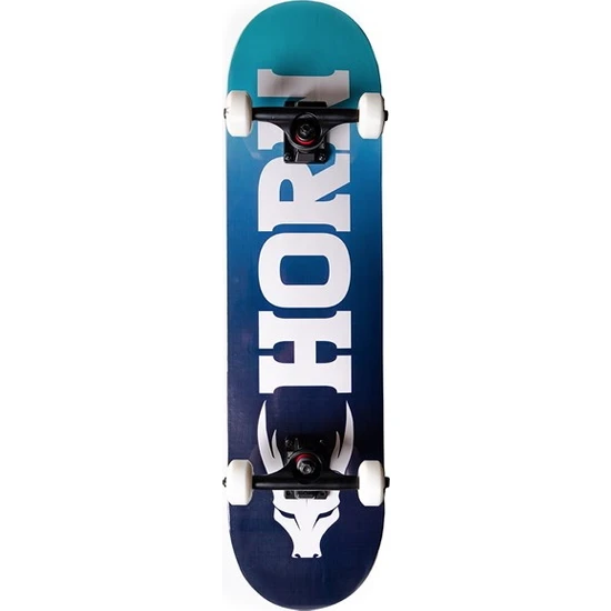 Horn Skateboards Horn 8.0 ClassicLogo Blue Complete Profesyonel Kaykay