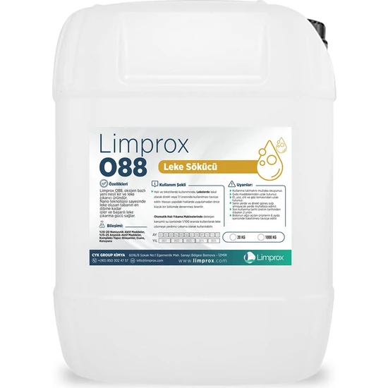 Limprox O88 Oksijen Leke Çıkarıcı 30 Litre