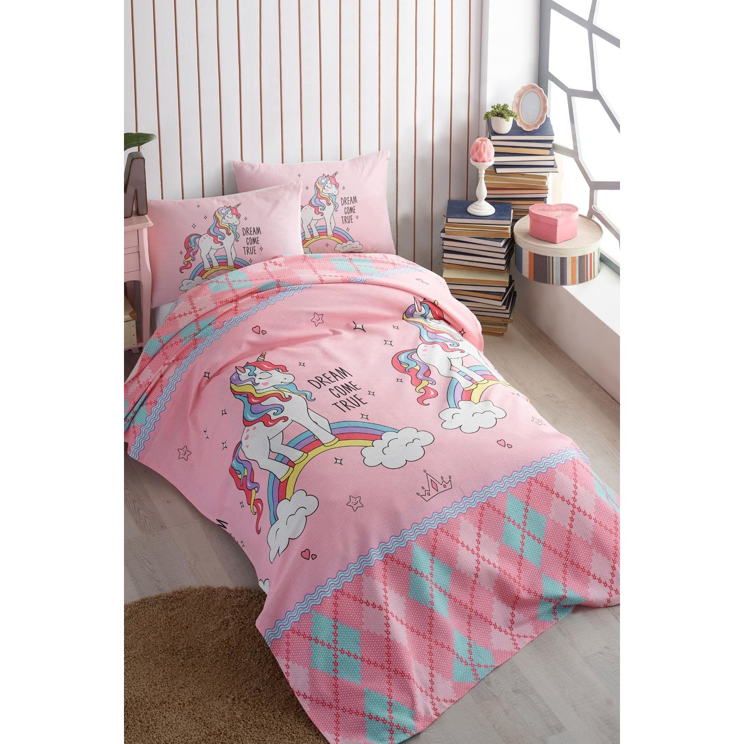 unicorn single bed frame