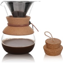 Linan Ware Chemex Filtre Kahve Demleme Çelik Filtre Aparatlı Cam  800 ml