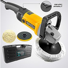 Anadolu Strong Anadolustrong ANS1046  Devir Ayarlı 180MM 6 Kademeli  Pasta Cila Koltuk Fırçalama Polisaj  Makinesi