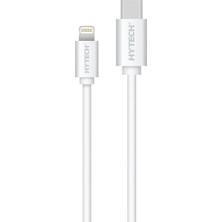 Hytech HY-XE40PD 20W Apple iPhone Uyumlu Hızlı Şarj Adaptörü + iPhone Uyumlu Şarj Kablosu