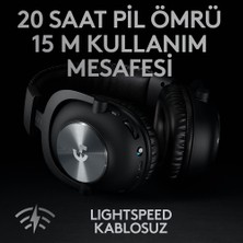 Logitech G PRO X Wireless LIGHTSPEED Oyuncu Kulaklığı - Siyah