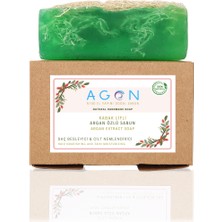 Agon %100 El Yapımı Kabak Lifli Doğal Argan, Ballı Süt ve Limon Sabunlu Taze Cilt Seti