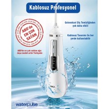 Waterpulse WP-V500-W Water Flosser Taşınabilir, Şarjlı, Masajlı, Diş/protez Bakım ve Ağız Duşu (Resmi Distribütör Garantili)